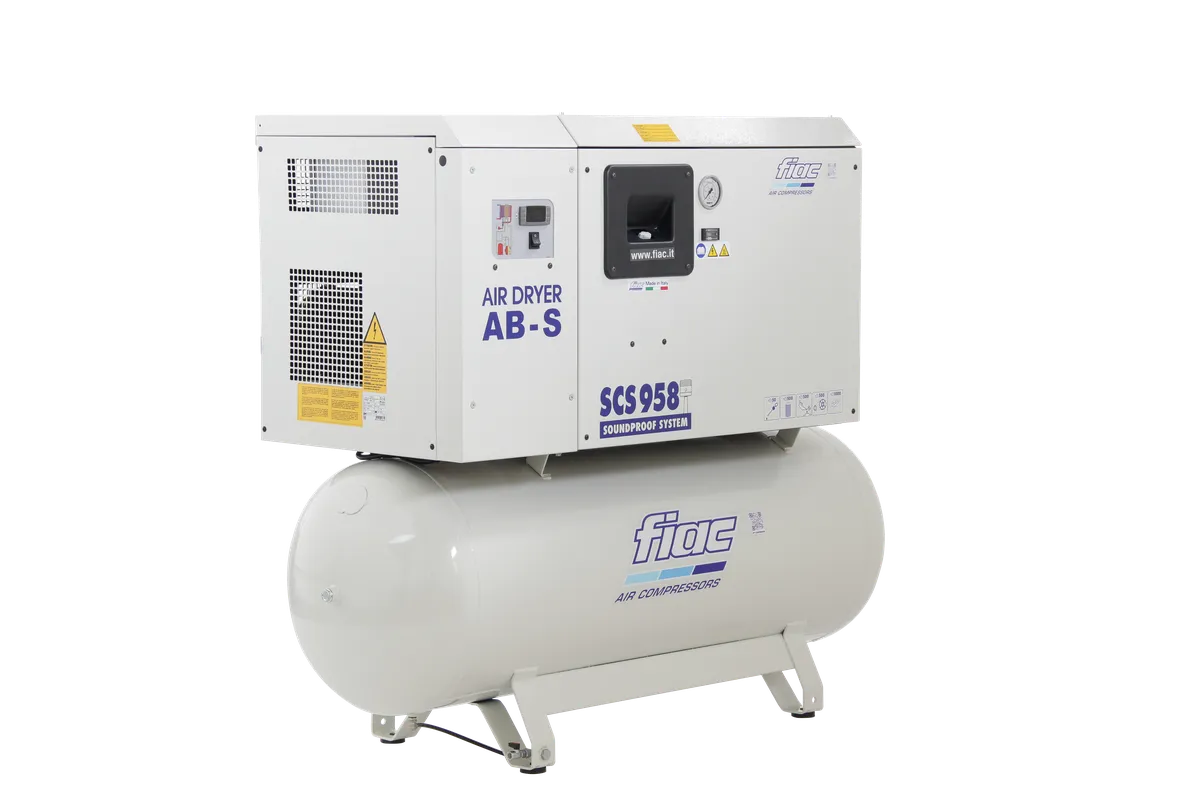 Fiac Flüsterkompressor SCS 300lt - AB958 7,5 PS 300 Liter, mit Kältetrockner