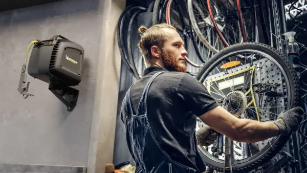 Michelin 7-Meter-Luftaufroller mit integriertem ölfreien 1,5-PS-Kompressor – Bild 5 Michelin 7-Meter-Luftaufroller mit integriertem ölfreien 1,5-PS-Kompressor – Bild 5