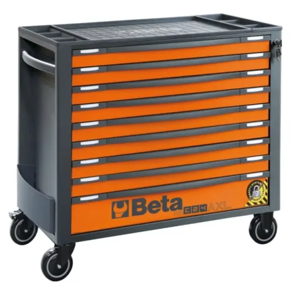 Beta Werkzeugwagen 9 Schubladen, RSC24AXL/9, orange