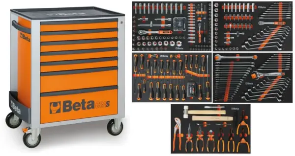 Beta gefüllter Werkzeugwagen 2400S O7/E-M – 309-teilig – Bild 2