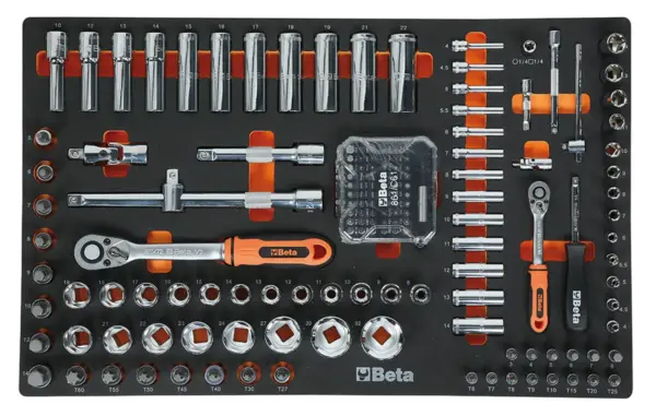 Beta gefüllter Werkzeugwagen 2400S O7/E-M – 309-teilig – Bild 3