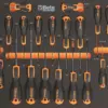 Beta C2400S 8 Schubladen XL Werkzeugwagen mit 398 Werkzeugen Easy Foam Inlay Orange – Bild 2