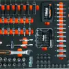 Beta C2400S 8 Schubladen XL Werkzeugwagen mit 398 Werkzeugen Easy Foam Inlay Orange – Bild 5