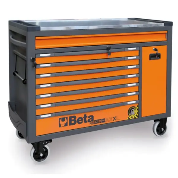 Beta Werkstattwagen 8 Schubladen, 1061-teilig, BW 2400 RSC24AXXL-O, orange