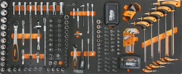 Beta Werkstattwagen 8 Schubladen, 1061-teilig, BW 2400 RSC24AXXL-O, orange – Bild 4