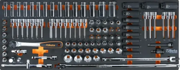 Beta Werkstattwagen 8 Schubladen, 1061-teilig, BW 2400 RSC24AXXL-O, orange – Bild 6