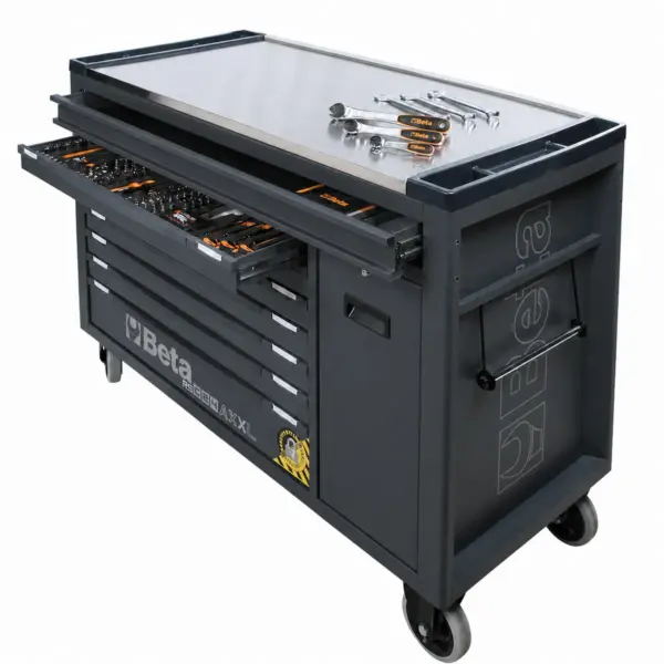 Beta Werkstattwagen 8 Schubladen, 1061-teilig, BW 2400 RSC24AXXL-A, anthrazit – Bild 2