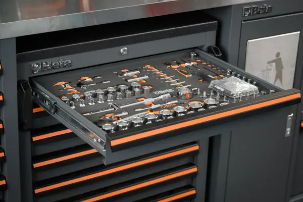Beta Werkstatteinrichtung, Edelstahl-Arbeitsplatte, 196-teilig, C45PRO 2.0 B7X/196UT – Bild 4