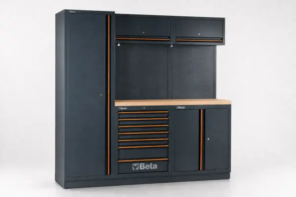 Beta Werkstatteinrichtung, Multiplex-Arbeitsplatte, 196-teilig, C45PRO 2.0 B7W/196UT – Bild 2