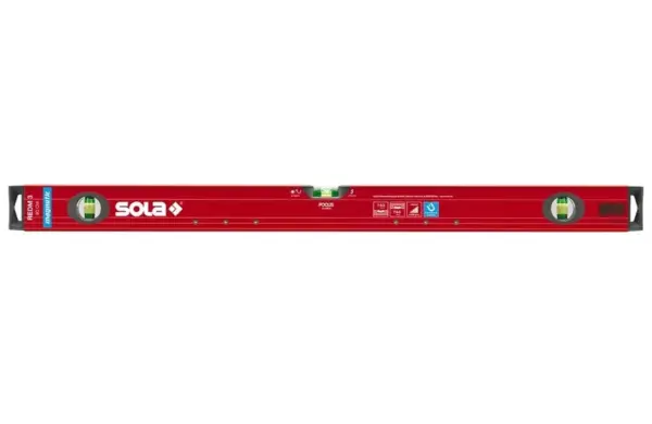 Sola Aluminium-Magnet-Wasserwaage REDM3/60 Sola Aluminium-Magnet-Wasserwaage REDM3/60