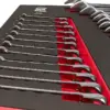 AOK Professional 34-teiliger Ring-/Ratschen-/Steckschlüsselsatz mit Schaumstoffeinlage – Bild 3