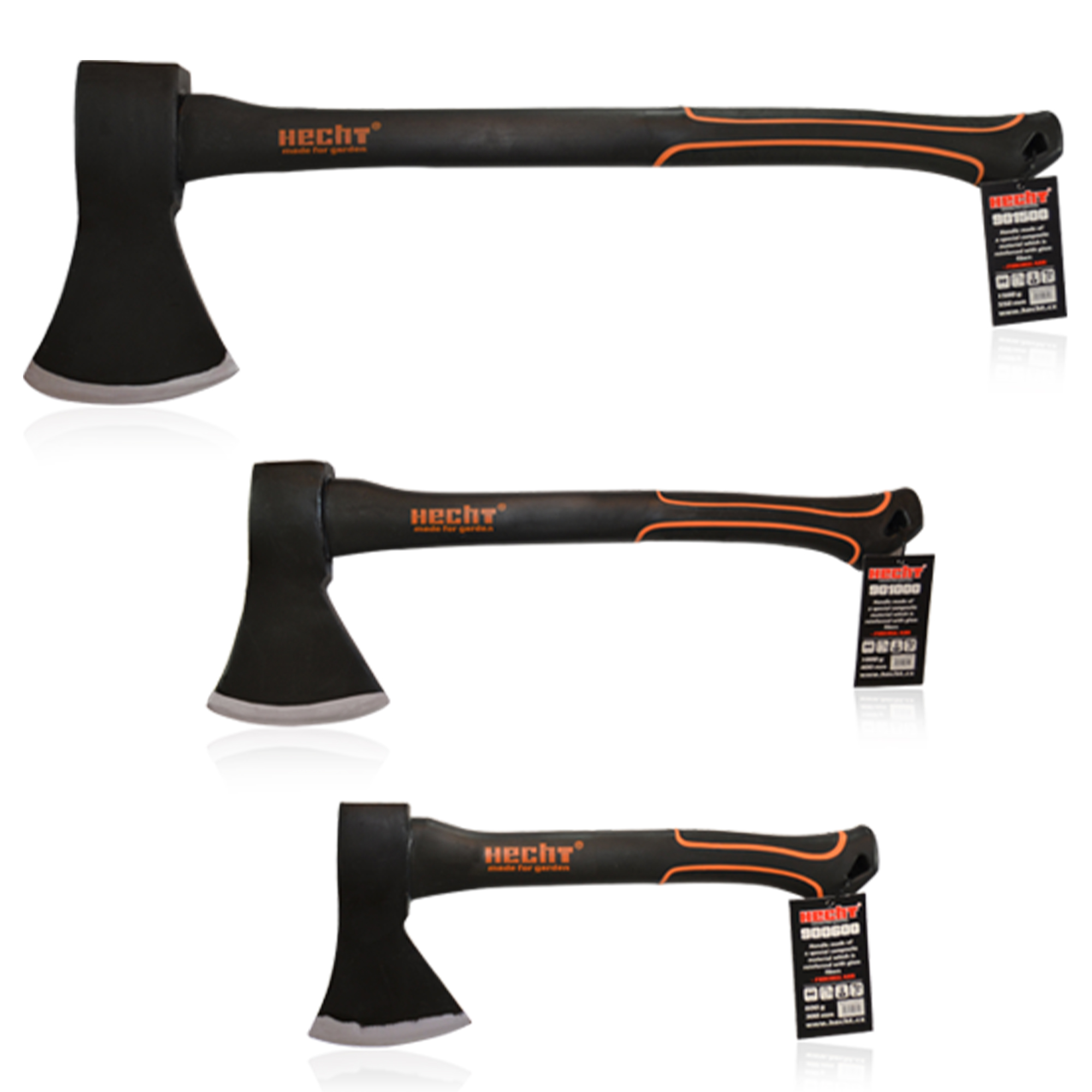3er Axt-Set HECHT Nr. 7