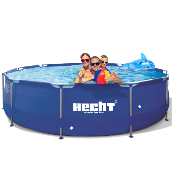 Stahlrahmen-Pool rund HECHT 3690 BLUESEA