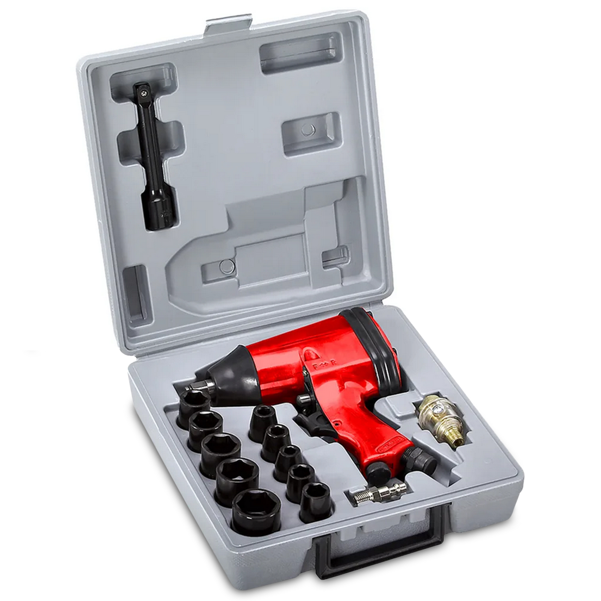 Druckluft Schlagschrauber Set HECHT 002075D