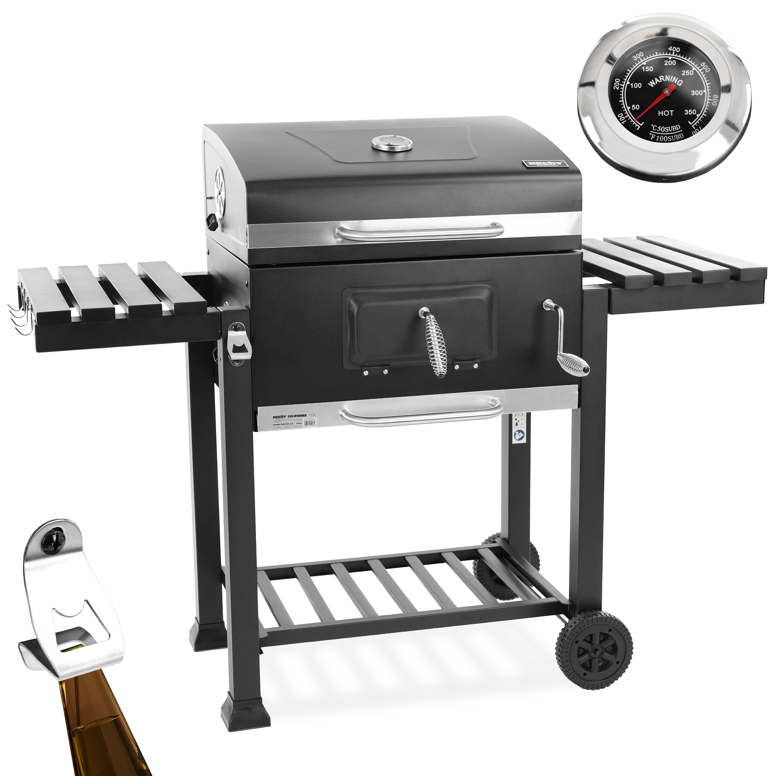 Holzkohlegrill HECHT California