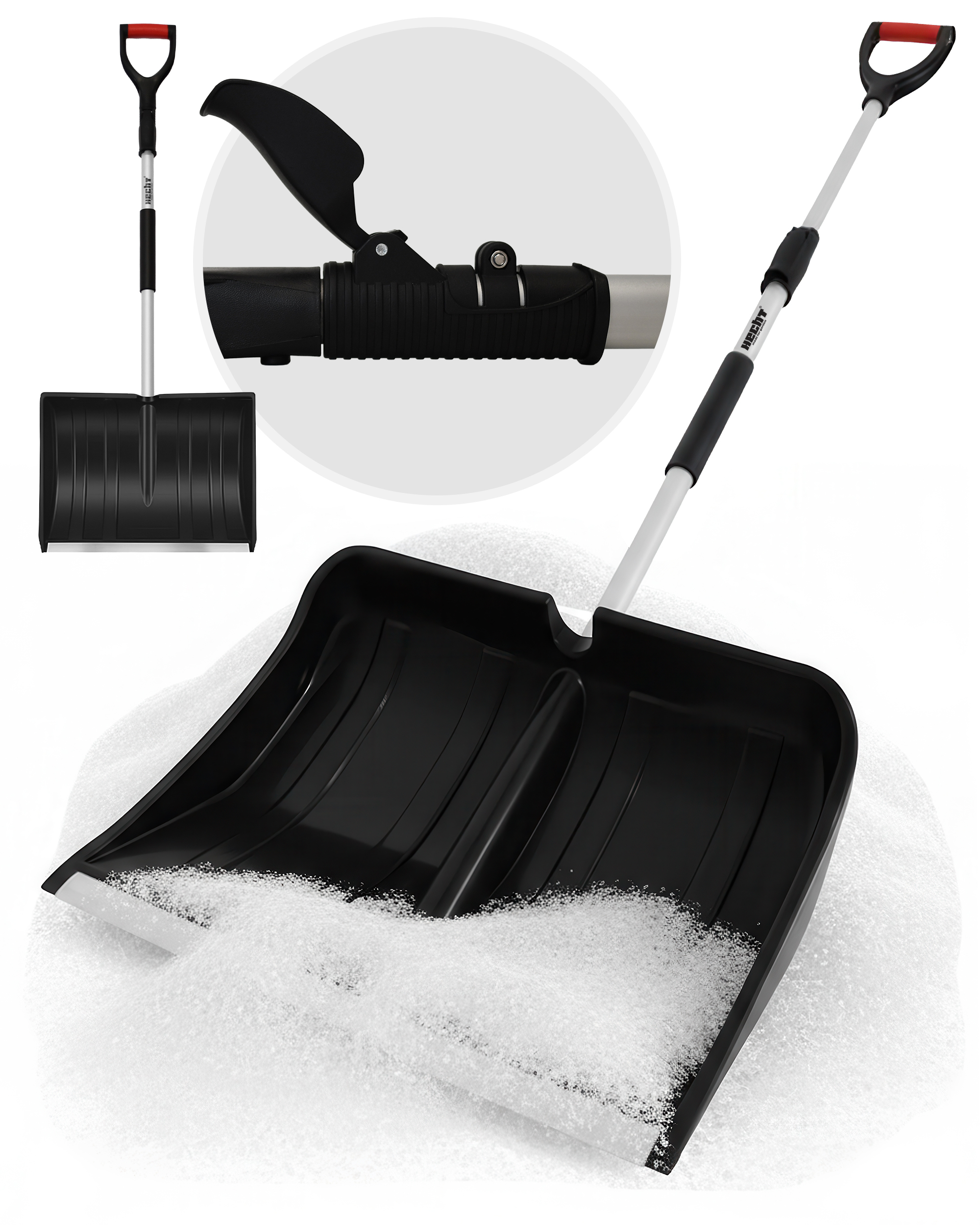 Schneeschaufel Teleskop HECHT 485 TF