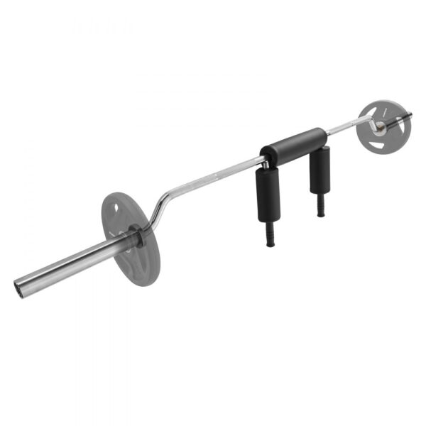 VEVOR Gewichtsstange Hantelstange 2210 mm Gesamtlänge, Langhantel Gewichtsstab Aufbewahrungsständer 315 kg Tragfähigkeit, Curlhantelstangen Gewichtsstange Stahl,Langhantelset, Hanteln, Krafttraining