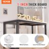 VEVOR Tischplatte 25mm Spanplatte 1397x711mm Holzplatte P2-Material melaminharzbeschichtet Spanholzplatte abgerundete Ecke Schreibtischplatte Ideal für Werkbank Reparaturwerkbank Bürotisch Esstisch – Bild 2
