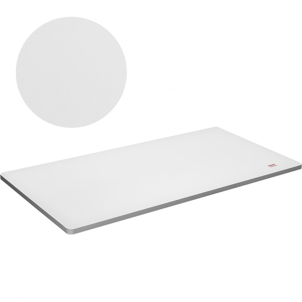 VEVOR Tischplatte 25mm Spanplatte 1397x711mm Holzplatte P2-Material melaminharzbeschichtet Spanholzplatte abgerundete Ecke Schreibtischplatte Ideal für Werkbank Reparaturwerkbank Bürotisch Esstisch