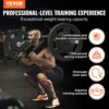 VEVOR Gewichtsstange Hantelstange 2210 mm Gesamtlänge, Langhantel Gewichtsstab Aufbewahrungsständer 675 kg Tragfähigkeit, Curlhantelstangen Gewichtsstange Stahl, Langhantelset, Krafttraining – Bild 2