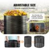 VEVOR Schnellkomposter 1000L Gartenkomposter 90x100cm Thermokomposter HDPE-Kunststoff Kompostierer korrosionsbeständig hitzebeständig Kompostbehälter Kompostierung für Reduzierung des Hausmülls – Bild 5