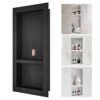 VEVOR Wandnische 10x40,64x81,28cm Duschnische Nische Befliesbar Doppellagig Wasserdicht Nischeneinbau Rückwandmaterial (XPS, Holz, Zement) Geeignet für Badezimmer Schlafzimmer Arbeitszimmer