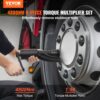 VEVOR Drehmomentvervielfältiger 4800 Nm, Drehmoment Verstärker 1:58, Drehmomentverstärker 25,4 x 25,4 mm, Drehmomentverstärker Radschlüssel Set 21# Quadratisch 24/27/30/32/33/38 mm Kraftschrauber – Bild 2