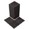 VEVOR Terrassenfliesen, 36er-Set, Balkonfliesen 30x30cm, Klickfliesen, wasserdichter Kunststoff-Bodenbelag für den Außenbereich, Terrassenbodenbelag für Veranda, Pool, Balkon, Hinterhof, Dunkelbraun VEVOR Terrassenfliesen, 36er-Set, Balkonfliesen 30x30cm, Klickfliesen, wasserdichter Kunststoff-Bodenbelag für den Außenbereich, Terrassenbodenbelag für Veranda, Pool, Balkon, Hinterhof, Dunkelbraun