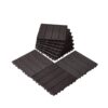 VEVOR Terrassenfliesen, 10er-Set, Balkonfliesen 30x30cm, Klickfliesen, wasserdichter Kunststoff-Bodenbelag für den Außenbereich, Terrassenbodenbelag für Veranda, Pool, Balkon, Hinterhof, Dunkelbraun VEVOR Terrassenfliesen, 10er-Set, Balkonfliesen 30x30cm, Klickfliesen, wasserdichter Kunststoff-Bodenbelag für den Außenbereich, Terrassenbodenbelag für Veranda, Pool, Balkon, Hinterhof, Dunkelbraun