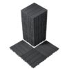 VEVOR Terrassenfliesen, 36er-Set, Balkonfliesen 30 x 30 cm, Klickfliesen, wasserdichter Kunststoff-Bodenbelag für den Außenbereich, Terrassenbodenbelag für Veranda, Pool, Balkon, Hinterhof, Dunkelgrau VEVOR Terrassenfliesen, 36er-Set, Balkonfliesen 30 x 30 cm, Klickfliesen, wasserdichter Kunststoff-Bodenbelag für den Außenbereich, Terrassenbodenbelag für Veranda, Pool, Balkon, Hinterhof, Dunkelgrau