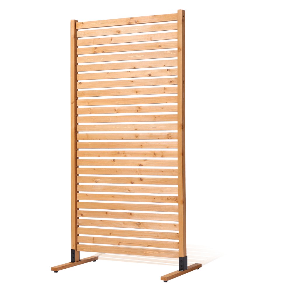 VEVOR Sichtschutz aus Holz, 91x6,3x187 cm, Raumteiler für den Außenbereich, freistehender Raumtrenner, dekorativer Trennwand für die Terrasse, Außentrennwand für Balkon, Terrasse, Rasen, Garten