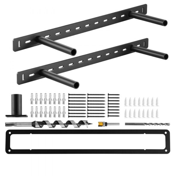 VEVOR Regalhalterung, 2 Stk., Tragkraft 68 kg, Schwerlast Regalhalter, 558,4x157,4x38,1 mm, Regalträger für versteckte Regale, unsichtbare Halterung für schwebende Regale zur Wandmontage VEVOR Regalhalterung, 2 Stk., Tragkraft 68 kg, Schwerlast Regalhalter, 558,4x157,4x38,1 mm, Regalträger für versteckte Regale, unsichtbare Halterung für schwebende Regale zur Wandmontage