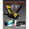 VEVOR Rangierwagenheber Wagenheber mit niedrigem Profil & 360° Rollen 2,5 t, Doppelkolben-Schnellhubpumpe, 95–475 mm Hubhöhe, hydraulische Wagenheber für kompakte SUVs Gelb + Schwarz – Bild 2 VEVOR Rangierwagenheber Wagenheber mit niedrigem Profil & 360° Rollen 2,5 t, Doppelkolben-Schnellhubpumpe, 95–475 mm Hubhöhe, hydraulische Wagenheber für kompakte SUVs Gelb + Schwarz – Bild 2