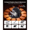 VEVOR Kappsäge Gehrungssäge mit 355 mm Edelstahl-Kaltschnittsägeblatt & 3500 W bürstenlosem Motor & 750–1200 U/min, Metallkappsäge für quadratische & flache Metallrohre, I-förmige Stähle – Bild 5