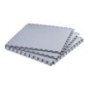 VEVOR PVC Garagenboden, 8er-Pack 513x513x5 mm, Werkstattboden, Industrieboden, Klick Verlegung, rutschfeste PVC-Matten mit Diamantplatte für Werkstatt, Lager, Werkzeugraum, Hellgrau