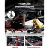 VEVOR Hydraulischer Rangierwagenheber 3T Tagkraft, Wagenheber Hydraulik mit 130-500 mm Hubhöhe 125 mm Gummiauflage & Einzelzylinder, Autoheber aus Stahl mit 360° Mobilität für PKW SUV Pickup Werkstatt – Bild 4 VEVOR Hydraulischer Rangierwagenheber 3T Tagkraft, Wagenheber Hydraulik mit 130-500 mm Hubhöhe 125 mm Gummiauflage & Einzelzylinder, Autoheber aus Stahl mit 360° Mobilität für PKW SUV Pickup Werkstatt – Bild 4
