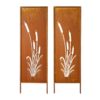 VEVOR Paravent, 50x160 cm 2er-Pack, Raumteiler Metall, Trennwand mit Erdspießen & Kohlenstoffstahlplatte, Sichtschutz, Raumtrenner, Dekorative Sichtschutzwand für Garten, Terrasse, Hof, Balkon VEVOR Paravent, 50x160 cm 2er-Pack, Raumteiler Metall, Trennwand mit Erdspießen & Kohlenstoffstahlplatte, Sichtschutz, Raumtrenner, Dekorative Sichtschutzwand für Garten, Terrasse, Hof, Balkon