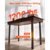 VEVOR Tischbeine 4er-Set, Möbelfüße 71–110 cm Höhenverstellbar, Tischfüße Max. 544 kg, Teleskopbein aus Kohlenstoffstahl, für Schreibtische, Couchtische, Esstische, Werkbänke, Rund – Bild 2
