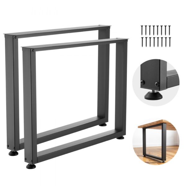 VEVOR Tischkufen aus Vierkantprofilen 2er-Set 750x900 mm, Tischuntergestell max. 1000 kg, Tischbeine, Möbelfüße, Tischgestell, Tischfüße für Schreibtische, Couchtisch, Esstische, Schwarz VEVOR Tischkufen aus Vierkantprofilen 2er-Set 750x900 mm, Tischuntergestell max. 1000 kg, Tischbeine, Möbelfüße, Tischgestell, Tischfüße für Schreibtische, Couchtisch, Esstische, Schwarz