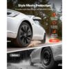 VEVOR 4x Radkappen für Tesla Model Y 2025, 19 Zoll Radzierblenden aus ABS Kunststoff, Radblenden 4er Set mit 10 Speichen & Snap-On-Montage Design, R19 Radabdeckungen für Deko & Daubschutz, Mattschwarz – Bild 3