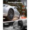 VEVOR 4x Universale Radkappen 16 Zoll, Radzierblenden 4er Set aus ABS Kunststoff, Verstellbare Radblenden mit 20 Speichen & Snap-On-Montage Design, R16 Radabdeckungen für Deko & Daubschutz, Schwarz – Bild 4 VEVOR 4x Universale Radkappen 16 Zoll, Radzierblenden 4er Set aus ABS Kunststoff, Verstellbare Radblenden mit 20 Speichen & Snap-On-Montage Design, R16 Radabdeckungen für Deko & Daubschutz, Schwarz – Bild 4