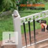 VEVOR Metallbaluster für Treppen, 25 x 5,5 x 750 mm flache dekorative Geländerstäbe aus Aluminiumlegierung, 51er-Pack Deckbaluster mit Schrauben, klassisches hohles Deckgeländer – Bild 5 VEVOR Metallbaluster für Treppen, 25 x 5,5 x 750 mm flache dekorative Geländerstäbe aus Aluminiumlegierung, 51er-Pack Deckbaluster mit Schrauben, klassisches hohles Deckgeländer – Bild 5