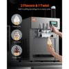 VEVOR Kommerzielle Eismaschine, 1800 W, 3-Geschmacksrichtungen, Softeismaschine Arbeitsplatte, 2 x 4 L Trichter, 2 x 1,8 L Zylinder, LCD-Bildschirm, Automatische Reinigung, Vorkühlung – Bild 3 VEVOR Kommerzielle Eismaschine, 1800 W, 3-Geschmacksrichtungen, Softeismaschine Arbeitsplatte, 2 x 4 L Trichter, 2 x 1,8 L Zylinder, LCD-Bildschirm, Automatische Reinigung, Vorkühlung – Bild 3