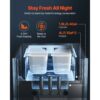 VEVOR Kommerzielle Eismaschine, 1800 W, 3-Geschmacksrichtungen, Softeismaschine Arbeitsplatte, 2 x 4 L Trichter, 2 x 1,8 L Zylinder, LCD-Bildschirm, Automatische Reinigung, Vorkühlung – Bild 4 VEVOR Kommerzielle Eismaschine, 1800 W, 3-Geschmacksrichtungen, Softeismaschine Arbeitsplatte, 2 x 4 L Trichter, 2 x 1,8 L Zylinder, LCD-Bildschirm, Automatische Reinigung, Vorkühlung – Bild 4