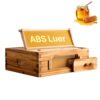 VEVOR Bienenstock-Starterset, mittlere Box, 100 % mit Bienenwachs beschichtetes natürliches Tannenholz, Langstroth-Bienenstock-Set mit 10 Rahmen und Mittelwänden, transparente Bienenfenster aus Acryl