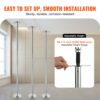 VEVOR Professionelle Tanzstange, Pole Dance Tragbare Tanzstange Profi ca. 222,6-282,4 cm Höhenverstellbare Abnehmbare Fitnessstange Spinning Fitness Silber, Tanzstange Fitnessstudios, Club, Party – Bild 5