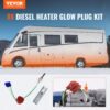VEVOR Glühkerzensatz für Dieselheizung, Teil für Luftdiesel-Standheizung mit Ausbau- und Montagewerkzeug, Umbausatz für Dieselheizung zum Austausch von 2 kW/5 kW/8 kW Dieselheizungen – Bild 2