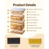 VEVOR Bienenstock, 20 Rahmen, Bienenbeute Zander, mit Bienenwachs beschichtetes Tannenholz, 1 tiefer + 1 mittlerer Bienenkasten, Langstroth-Bienenstock-Set, transparente Acrylfenster mit Fundamenten – Bild 2