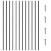 VEVOR Metallbaluster für Treppen, 13 x 1118 mm, quadratisch, dekorative Geländerstäbe aus Aluminiumlegierung, 31er-PackDeckbaluster mit Schrauben, klassisches, hohles, gerades Deckgeländer