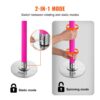 VEVOR Professionelle Tanzstange, Pole Dance Tragbare Tanzstange Profi ca. 216,3-270 cm Höhenverstellbare Abnehmbare Fitnessstange Spinning Fitness Pink, Statische Tanzstange Fitnessstudios – Bild 3